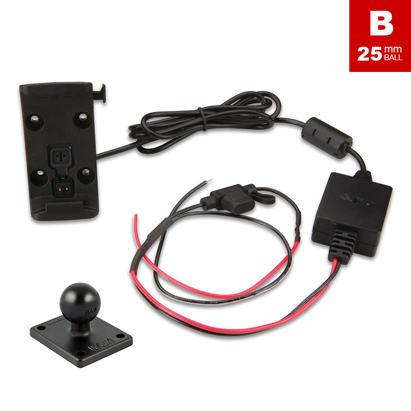 Garmin zumo 340 350 390 395 Motorcycle GPS Mount & Power Cable Kit