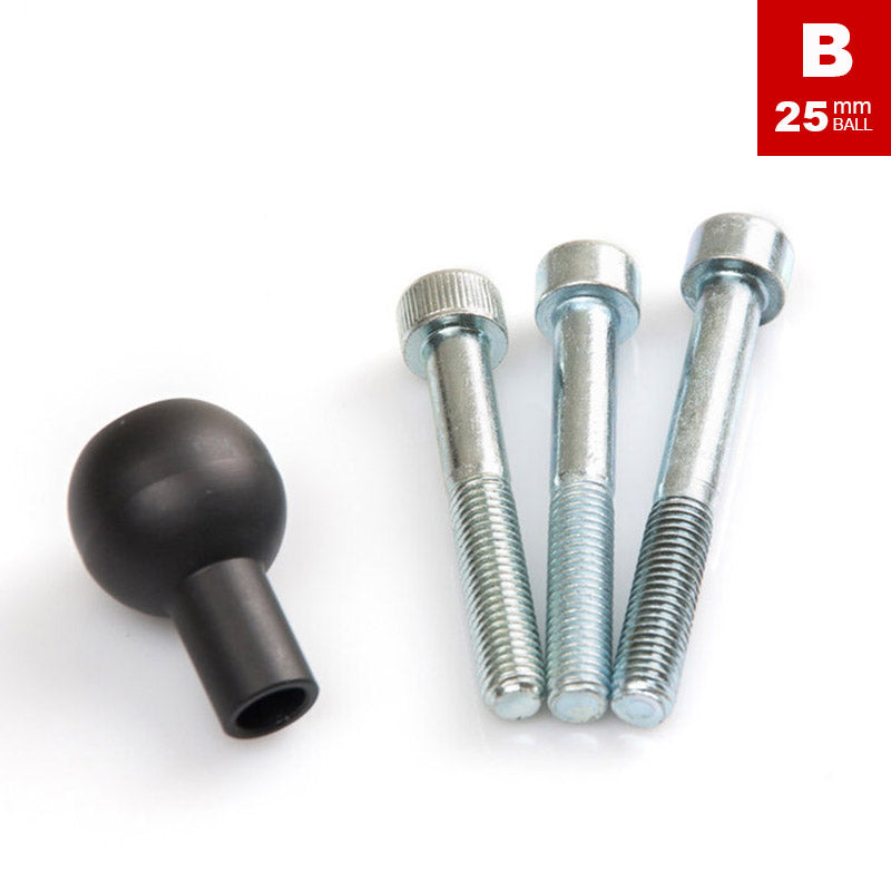 SW-Motech M8 Motorcycle Handlebar Clamp Base 1" Ball CPA.00.424.111