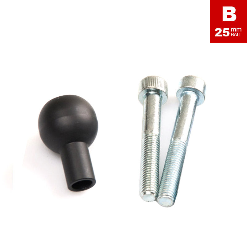 SW-Motech M6 Motorcycle Handlebar Clamp Base 1" Ball CPA.00.424.112