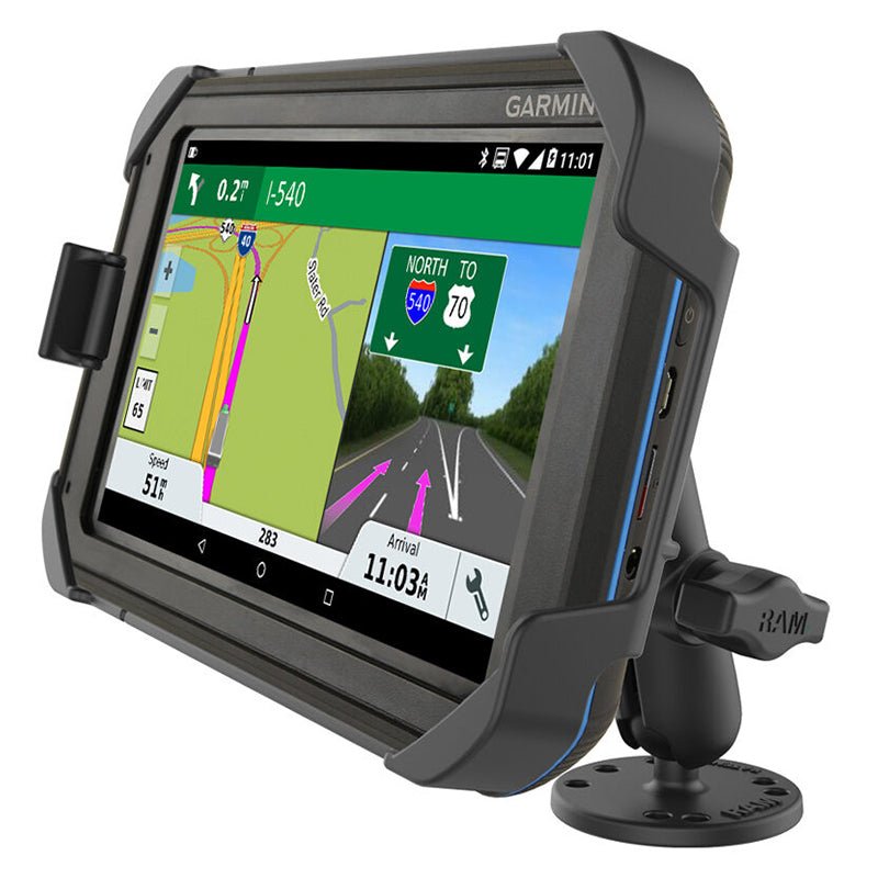 RAM Surface Mount Kit Garmin Catalyst dezl Fleet & Overlander GPS