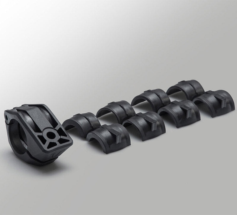 SW-Motech Universal 22-28mm & M6/M8 Handlebar Clamp Base 1" Ball GPS.00.308.30100/B