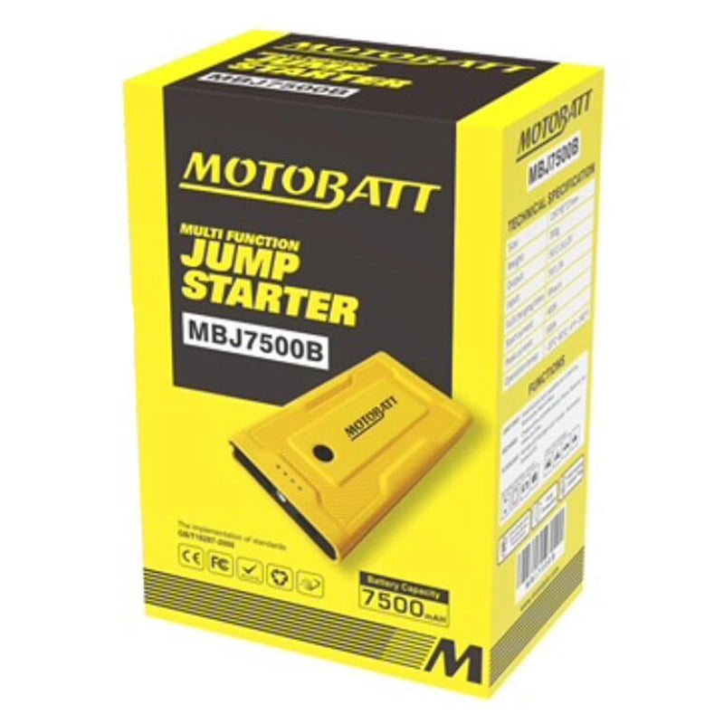 Motobatt Compact Multi-Function Lithium-Ion Jump Starter & Powerbank MBJ7500B