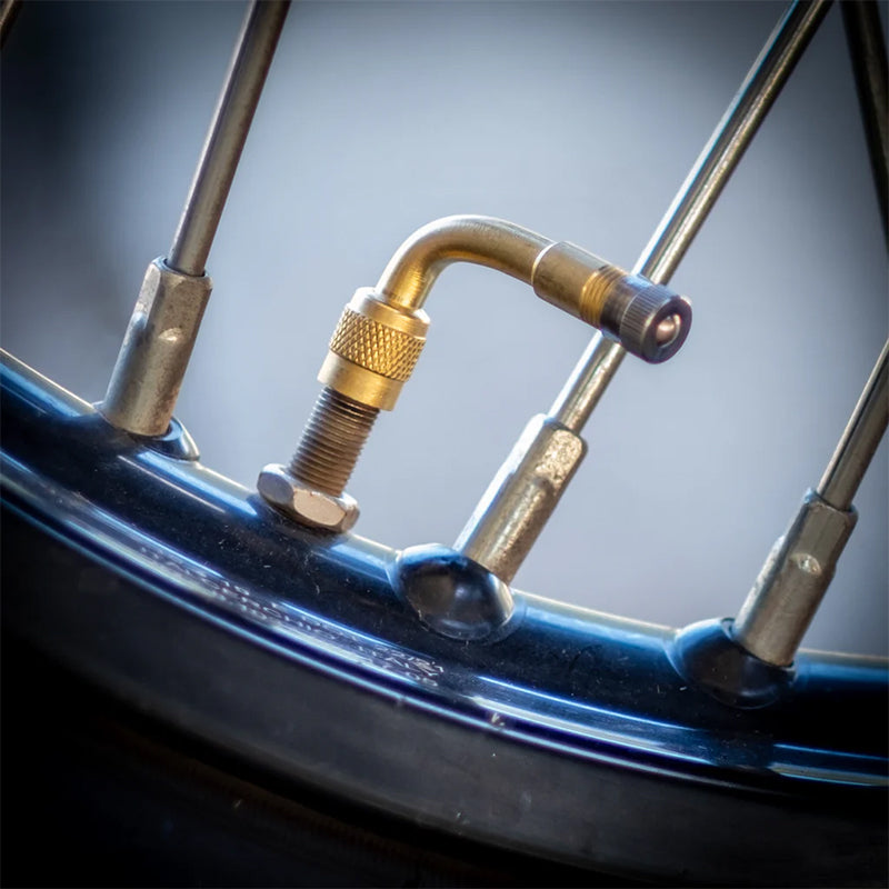 Rocky Creek MotoPressor Brass 90 Degree Screw On Valve Extension