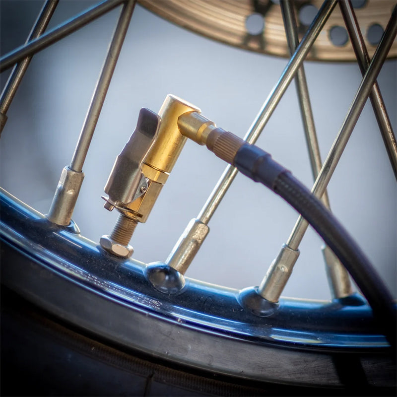 Rocky Creek MotoPressor 90 Degree Clip On Valve Extension for Pump