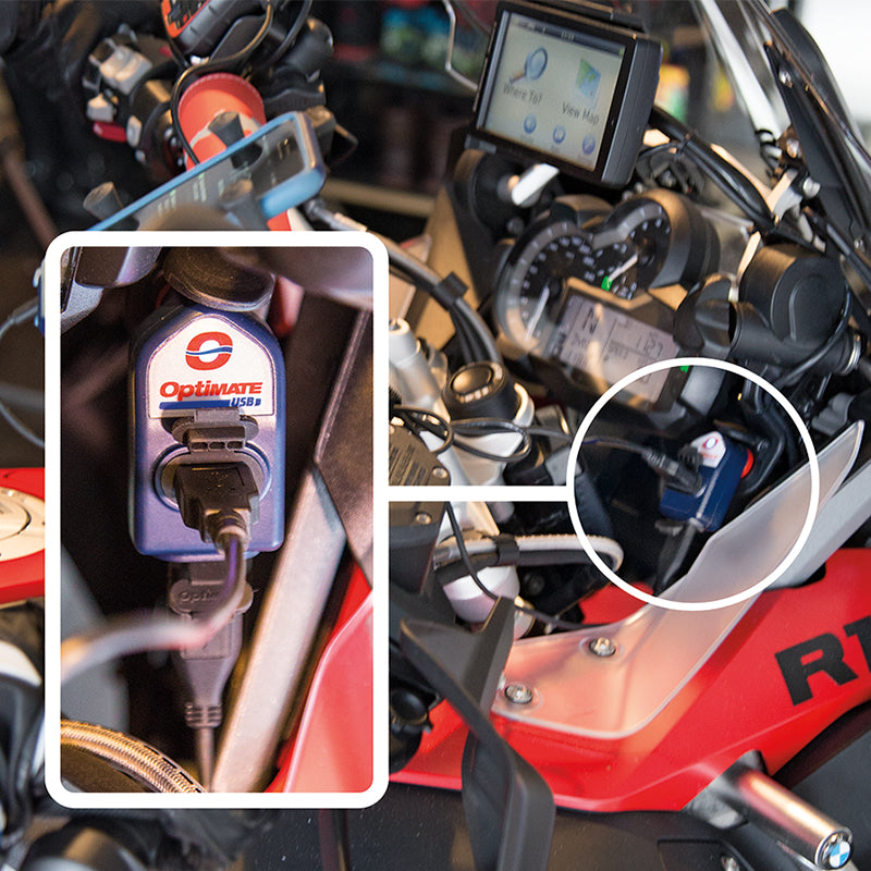 OptiMate O-105 3300mA Dual USB Weatherproof DIN Charger