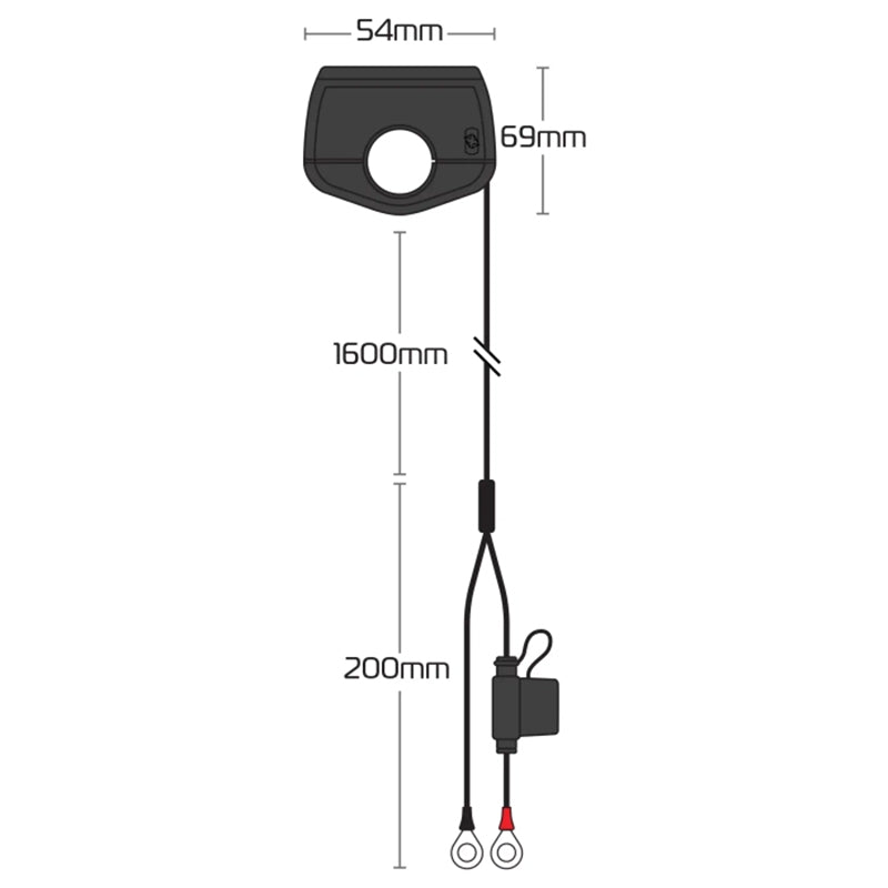 Oxford Slimline UBC Type-A & Type C 3.0 Amp Charging Kit