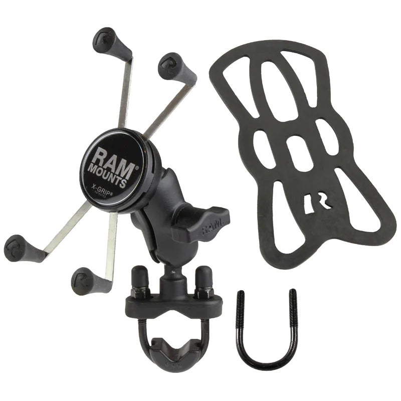 RAM 13mm-32mm U-Bolt Handlebar Large X-Grip Phone Kit