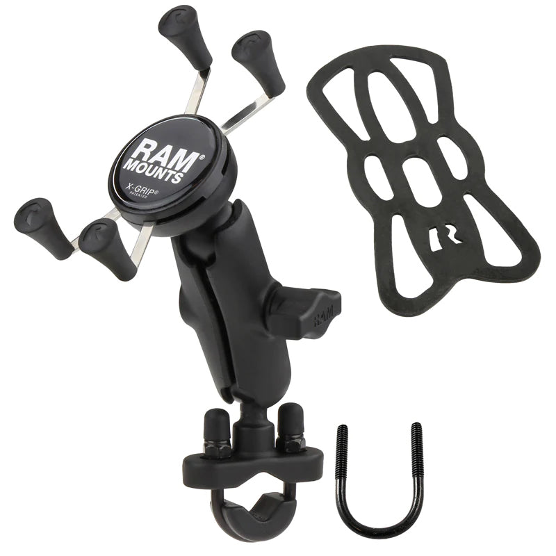 RAM 13mm-32mm U-Bolt Handlebar X-Grip Phone Kit