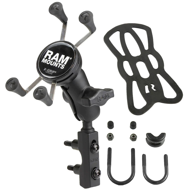 RAM Combination Brake/Clutch Reservoir & U-Bolt X-Grip Phone Kit