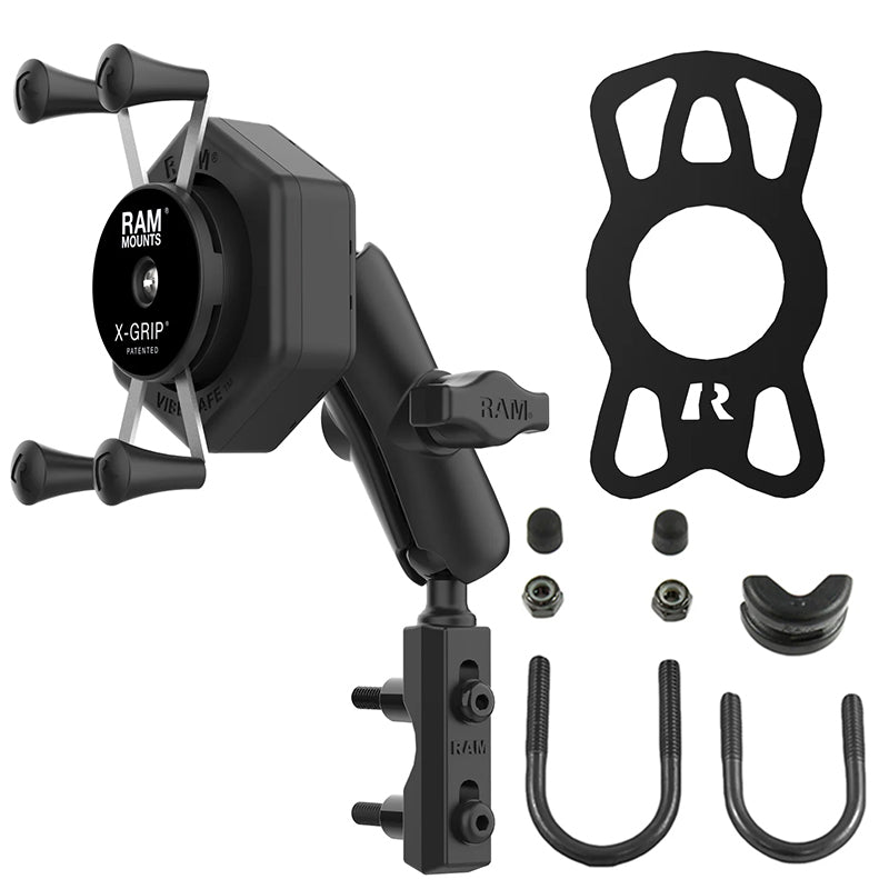 RAM Vibe-Safe Combination Brake/Clutch Reservoir X-Grip Phone Kit