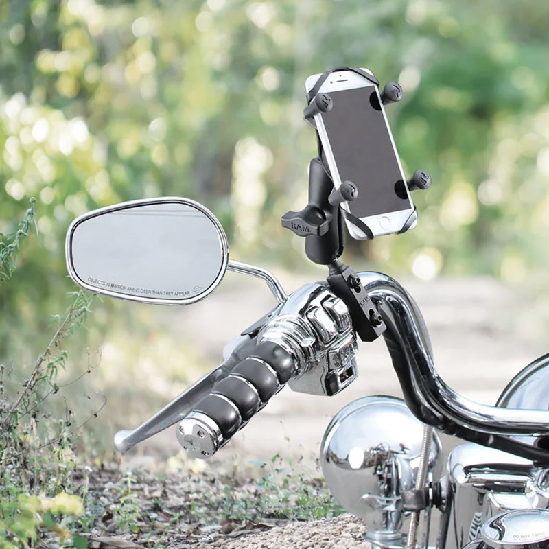 RAM Combination Brake/Clutch Reservoir & U-Bolt X-Grip Phone Kit