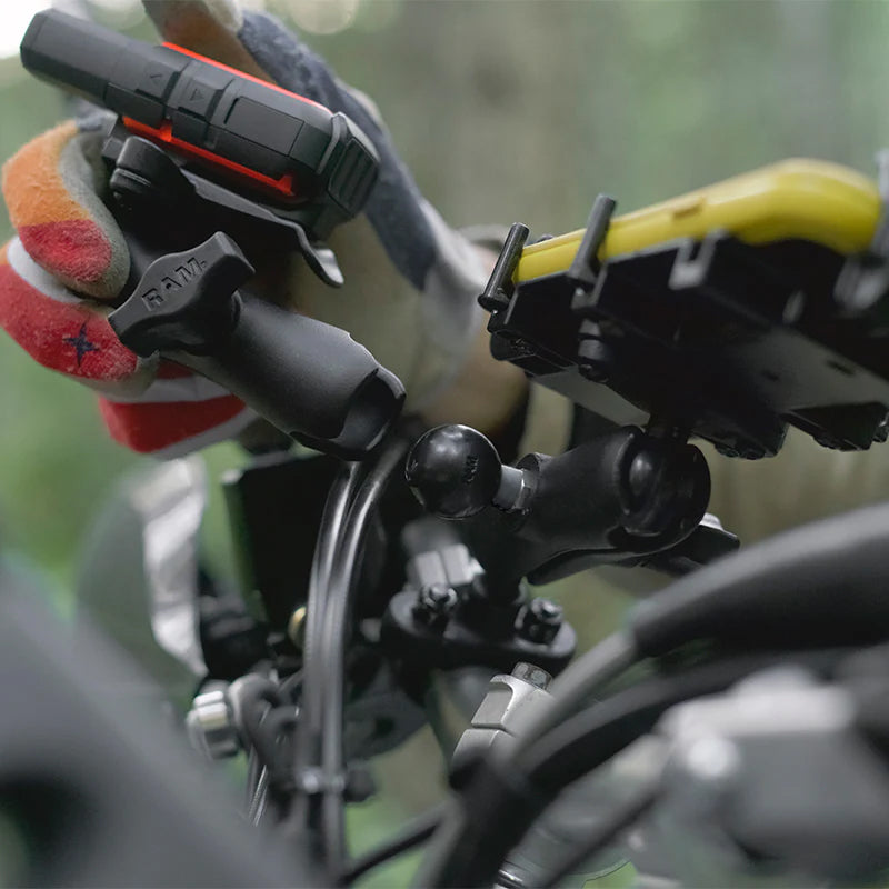 RAM Threaded Post - Add-A-Ball to Double Socket Arm 1" Ball