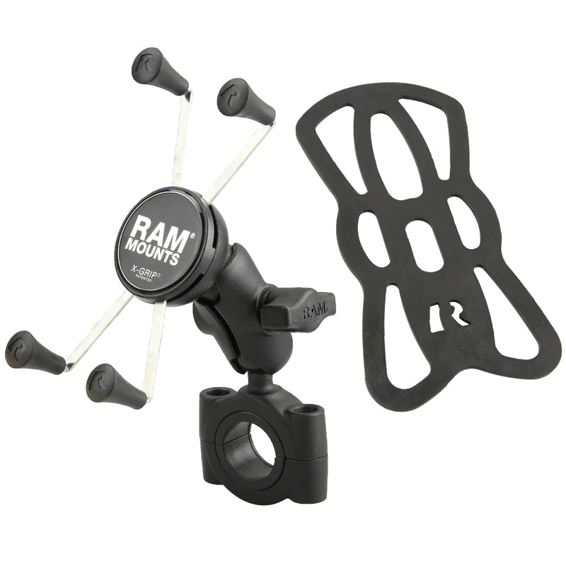 RAM Torque 28mm-38mm Handlebar Rail Large X-Grip Phone Kit