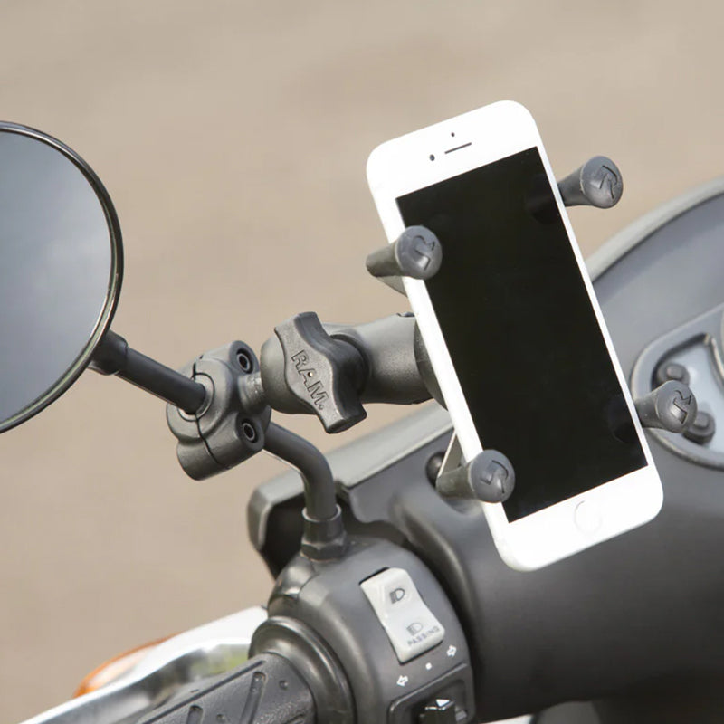 RAM Torque 10mm-16mm Mirror Stem X-Grip Phone Kit