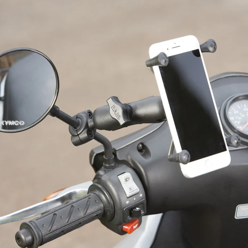 RAM Torque 10mm-16mm Mirror Stem Large X-Grip Phone Kit