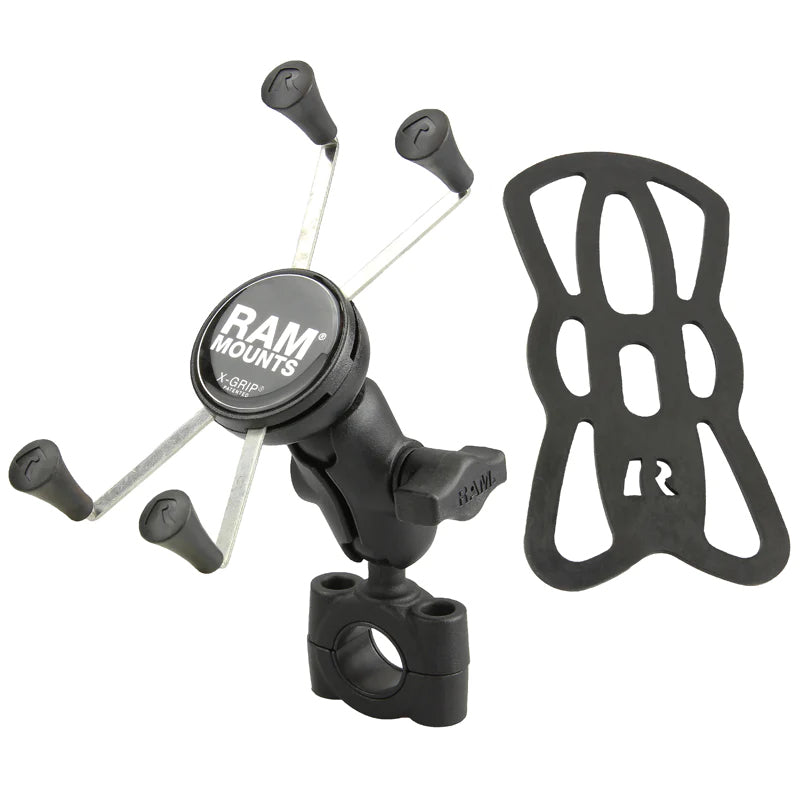 RAM Torque 19mm-25mm Handlebar Rail Large X-Grip Phone Kit