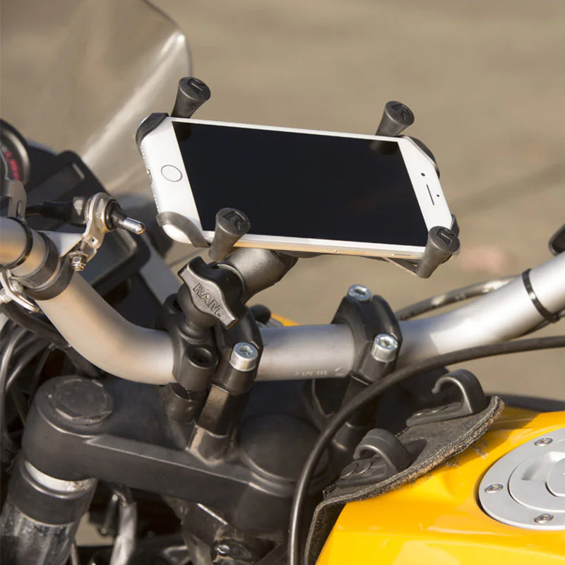 RAM Torque 19mm-25mm Handlebar Rail Large X-Grip Phone Kit