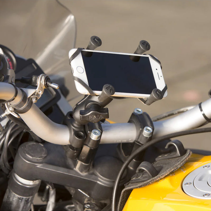 RAM Torque 28mm-38mm Handlebar Rail X-Grip Phone Kit
