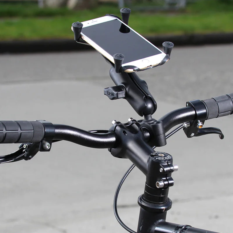 RAM Torque 19mm-25mm Handlebar Rail Large X-Grip Phone Kit