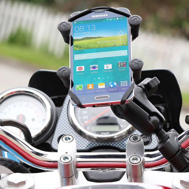 RAM Torque 28mm-38mm Handlebar Rail X-Grip Phone Kit