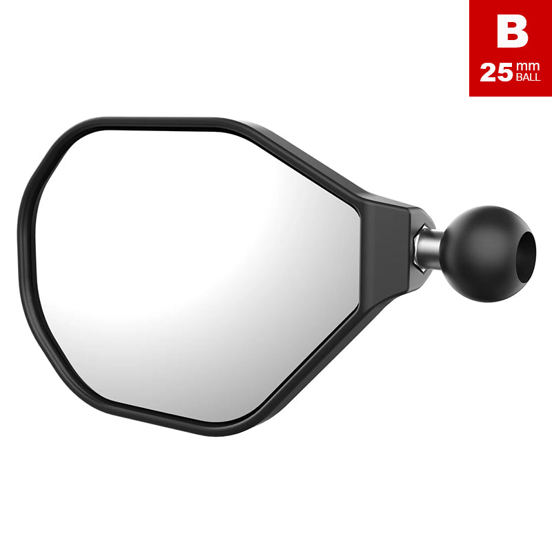 RAM Right Motorcycle Tough-Mirror 1" Ball