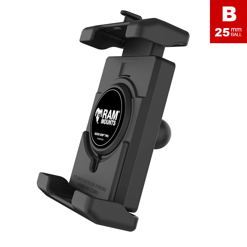 RAM Quick Grip Pro XL Phone Holder 1" Ball