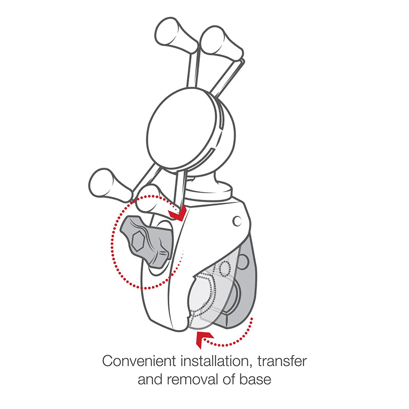 RAM Integrated Small Tough Claw X-Grip Phone Kit