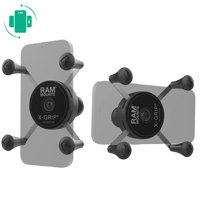 RAM Rotating X-Grip Universal Phone Holder 1" Ball