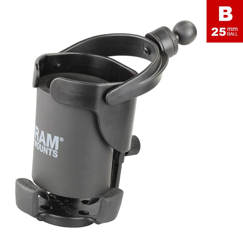 RAM Level Cup XL Drink Holder with Koozie 1" Ball