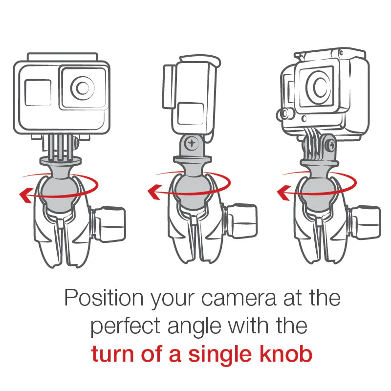 RAM GoPro Base and Adapter Action Camera Mount Kit