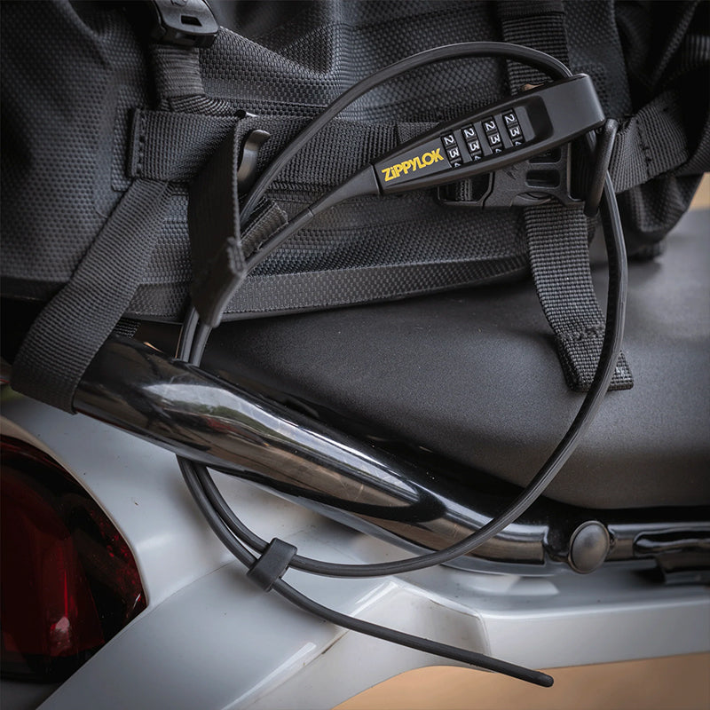 Rocky Creek ZIPPYLOCK Helmet & Luggage Locking Cable