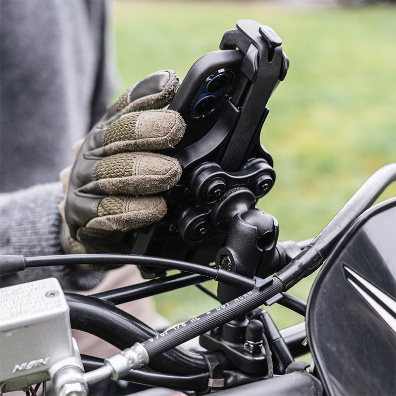 RAM U-Bolt Handlebar Quick-Grip Pro Vibration Damping Phone Kit 1" Ball