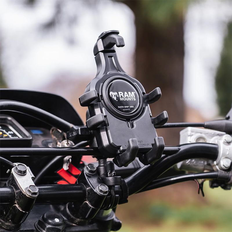 RAM Quick-Grip Pro Phone Holder with Vibration Damper 1" Ball