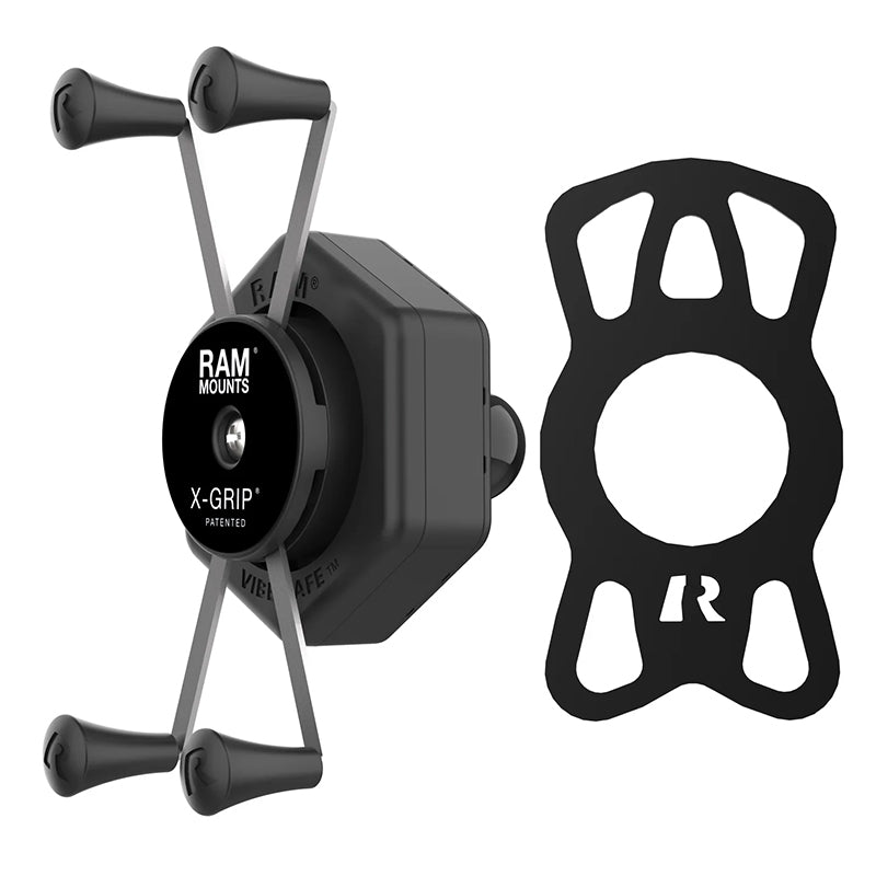 RAM Large X-Grip with Vibe-Safe Adapter Kit 1" Ball