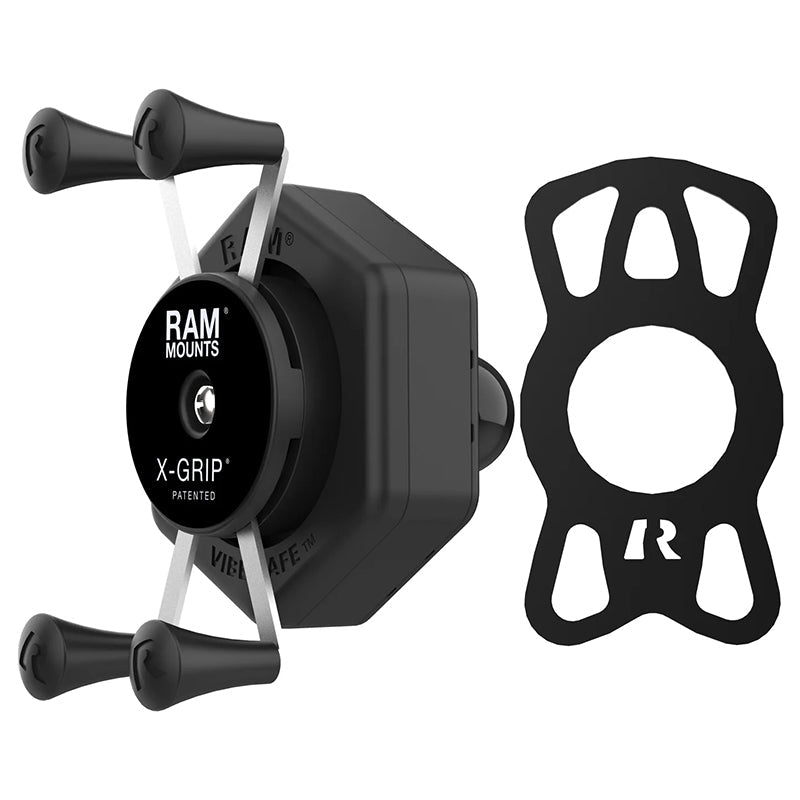 RAM X-Grip with Vibe-Safe Adapter Kit 1" Ball