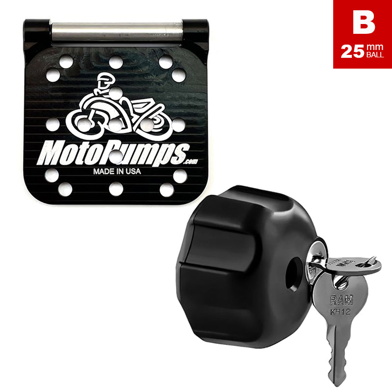 MotoPumps Garmin zumo XT & XT2 GPS Security Lock & Locking Knob