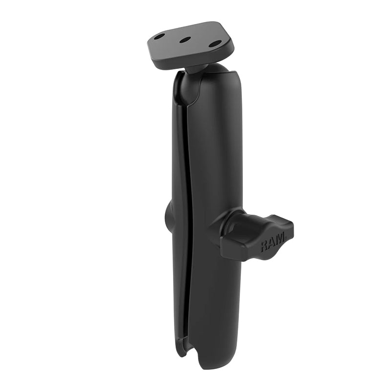 RAM Double Socket Arm with Single Diamond Plate