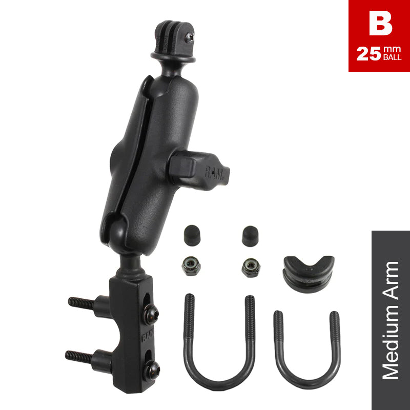 RAM Mount Combination Brake/Clutch Reservoir & U-Bolt GoPro Kit