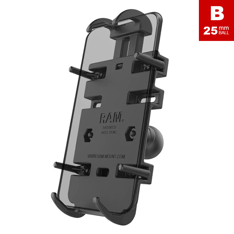 RAM Quick-Grip Universal Phone Holder 1" Ball