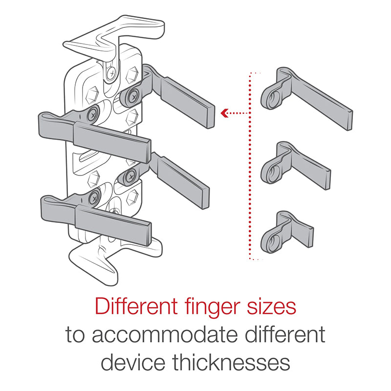 RAM Finger-Grip Universal Phone and UHF Radio Holder