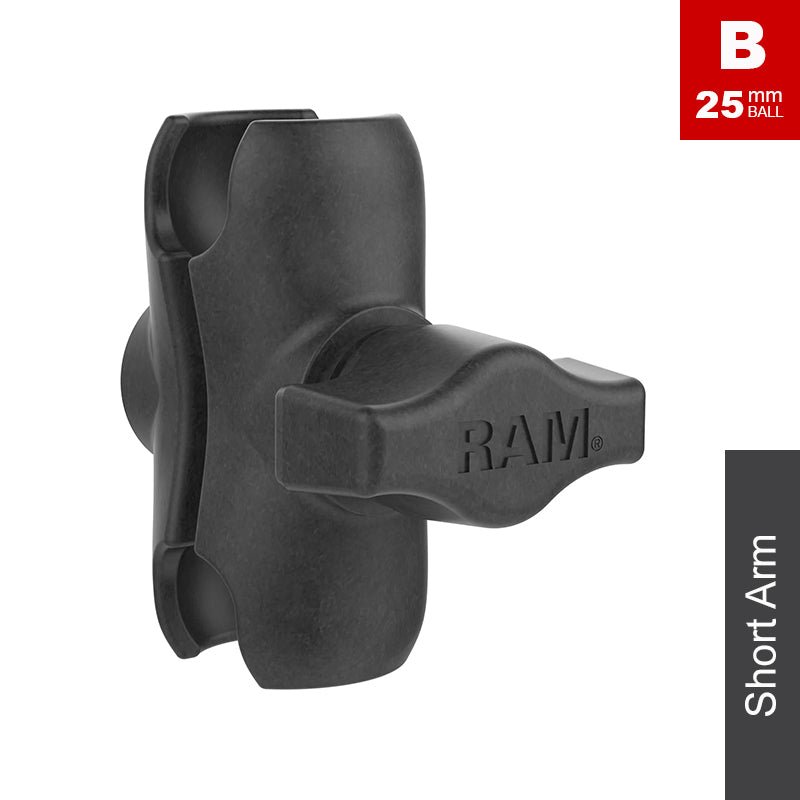 RAM Composite Double Socket Arm for 1" Balls
