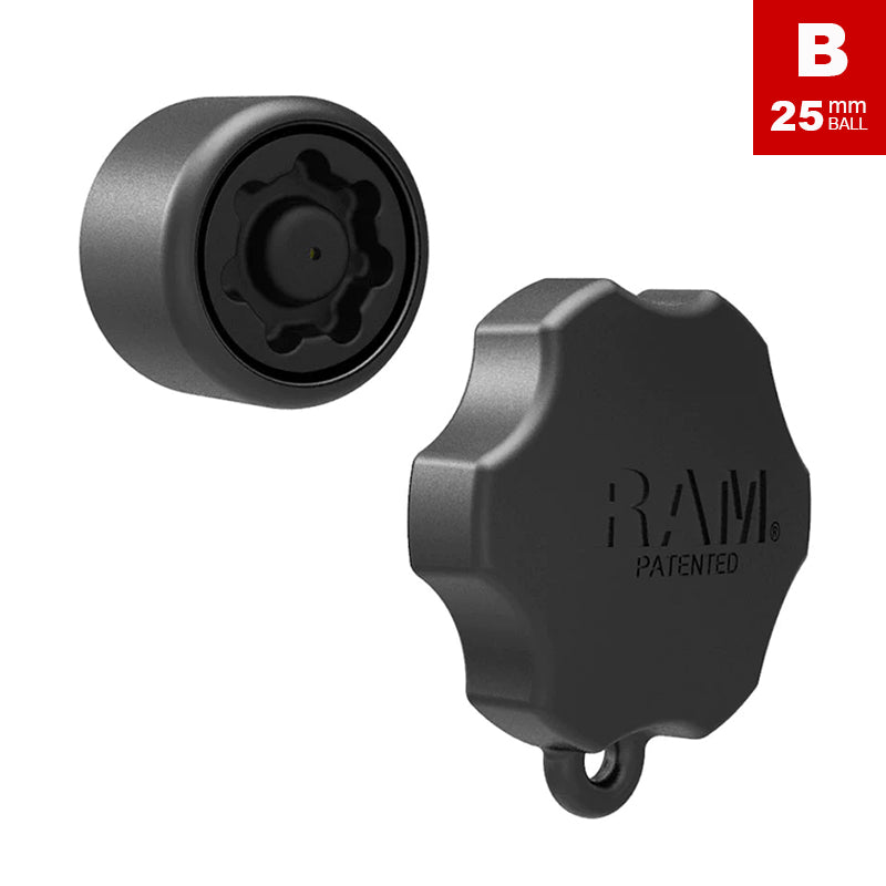 RAM Mount Pin Lock Security Knob for B Size 1" Ball Arms