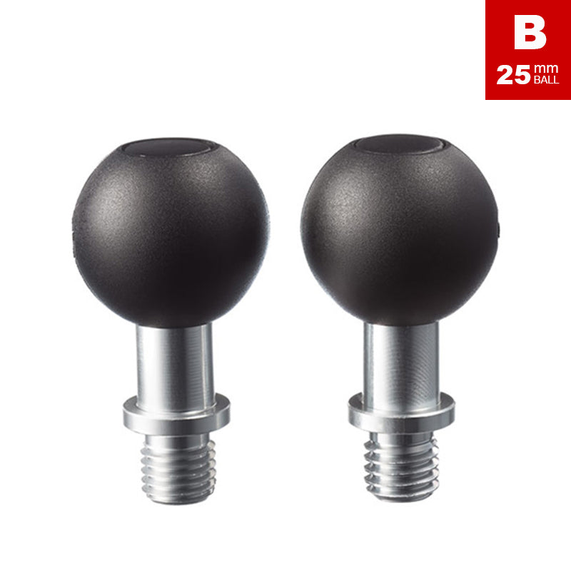 UA 25mm Ball M10 Mirror Base Stud Kit 1" Ball
