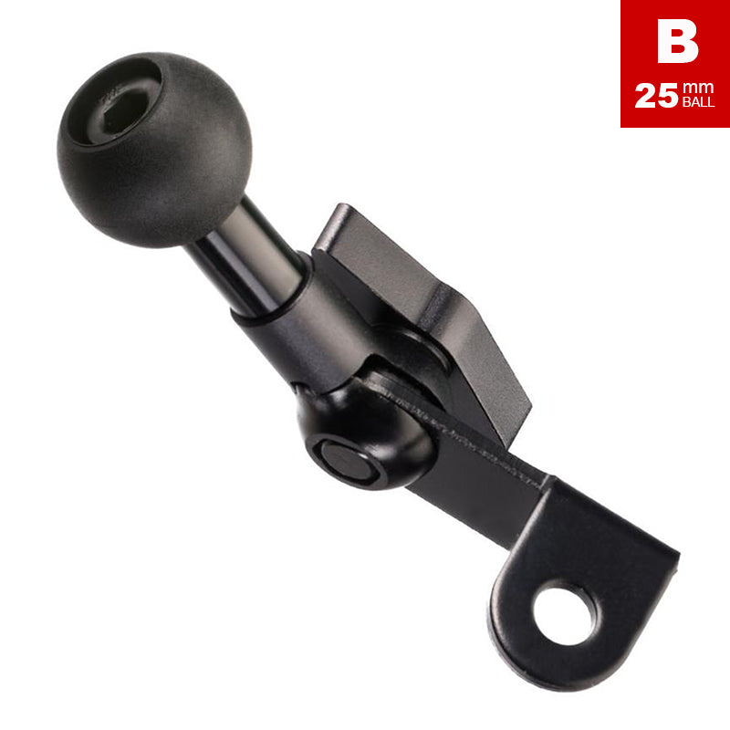 UA 25mm Ball Universal Mirror Stem Base Mount 1" Ball
