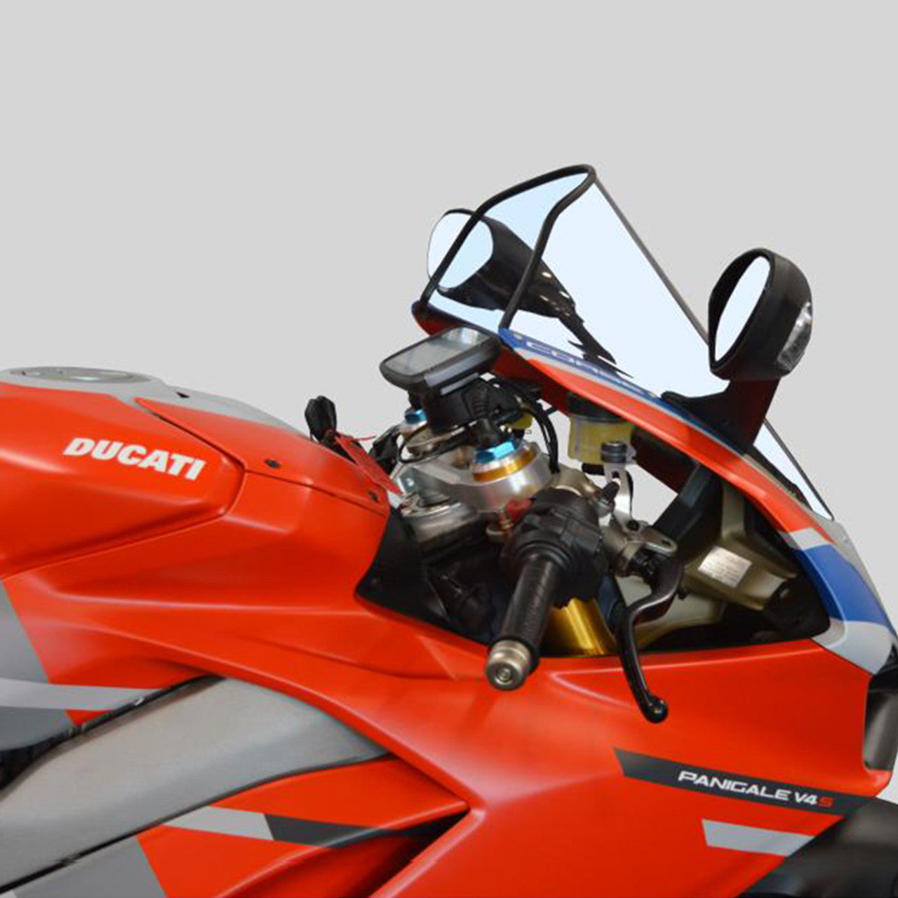 BikePenR Ducati Panigale V4 Rigid Steering Stem GPS Mount DUC5
