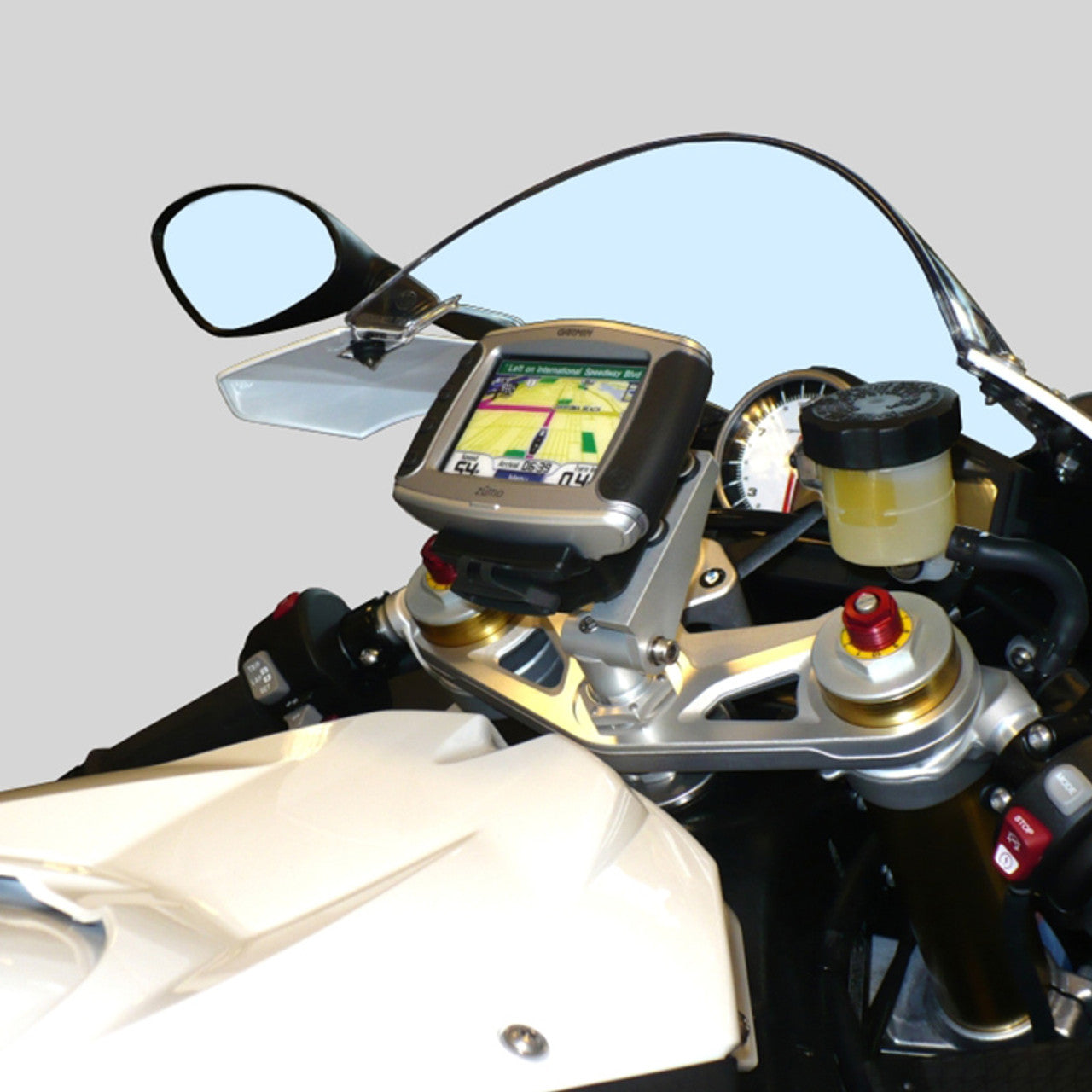 BikePenR 16mm 2010-2019 BMW S1000 RR Steering Stem GPS Mount GTB16-1