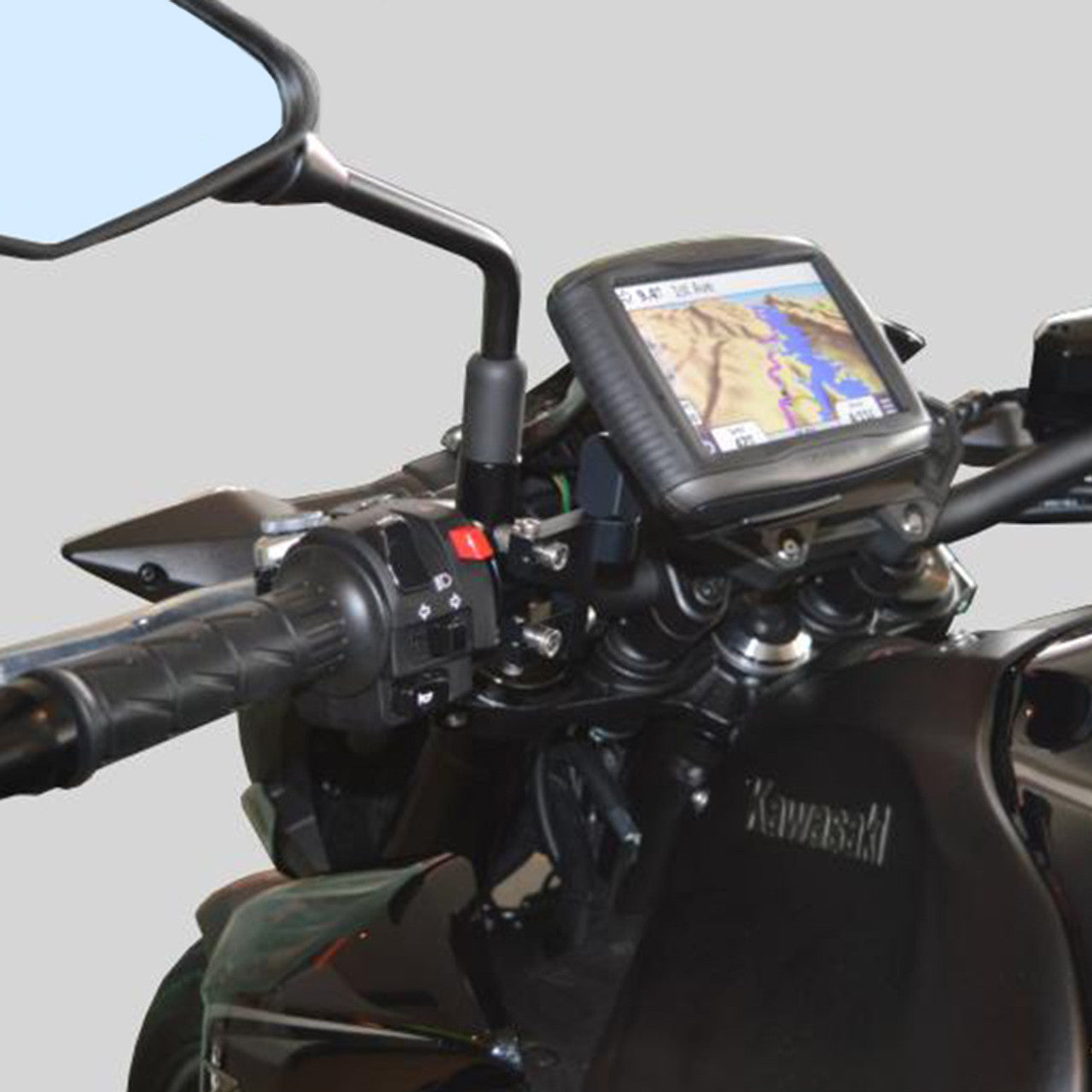 BikePenR Reservoir Clamp & Mirror Base GPS Mount K-H-1