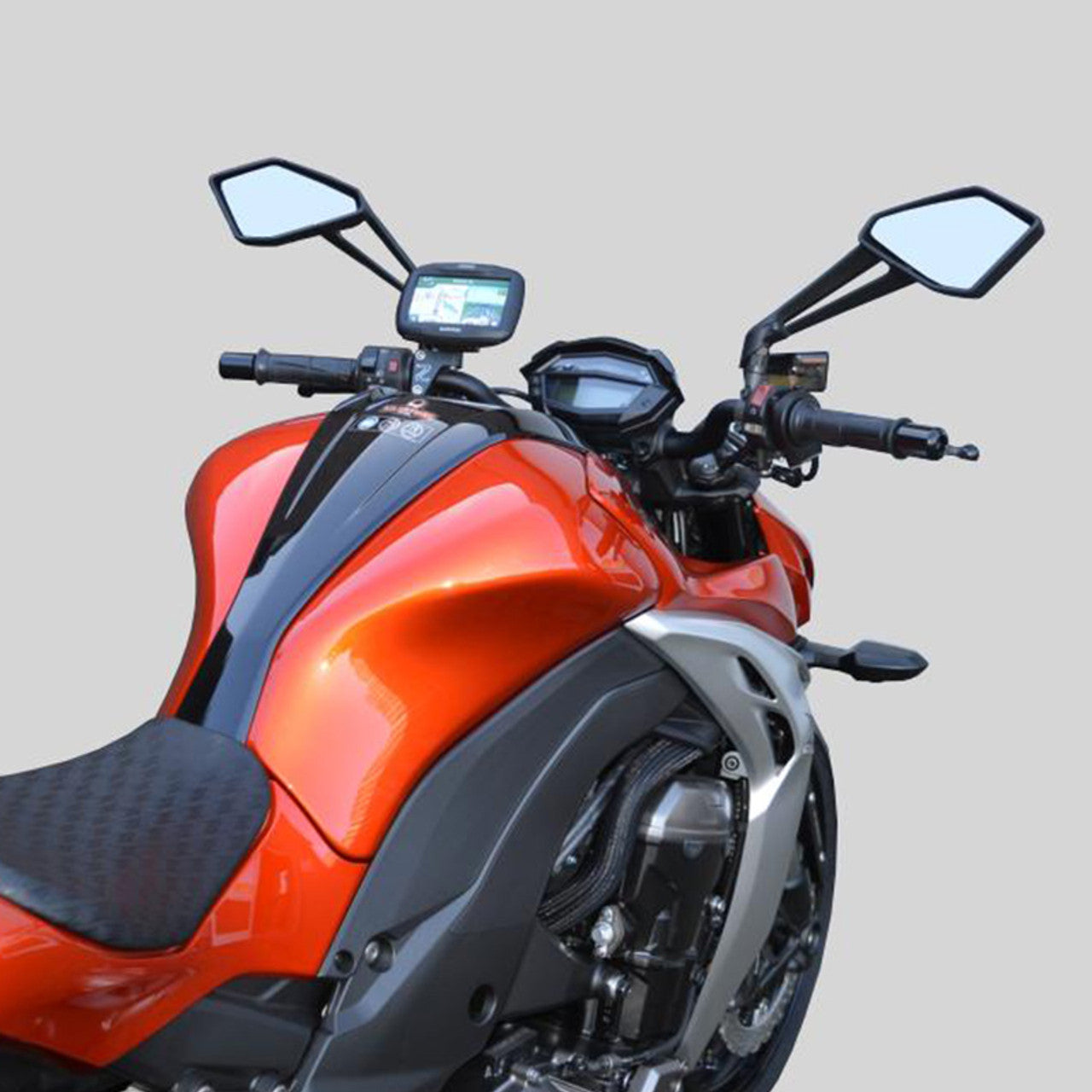 BikePenR Kawasaki Z1000 Motorcycle Mirror Base GPS Mount Z-1