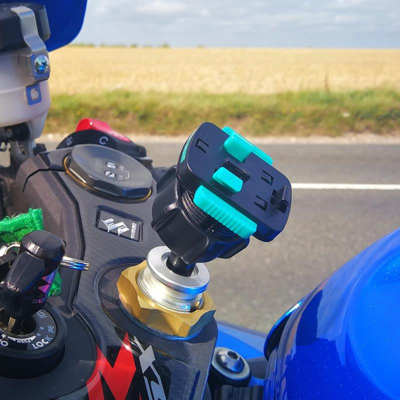 UA 25mm Ball Fork Stem Mount & 3 Prong Tough Case Adapter Kit