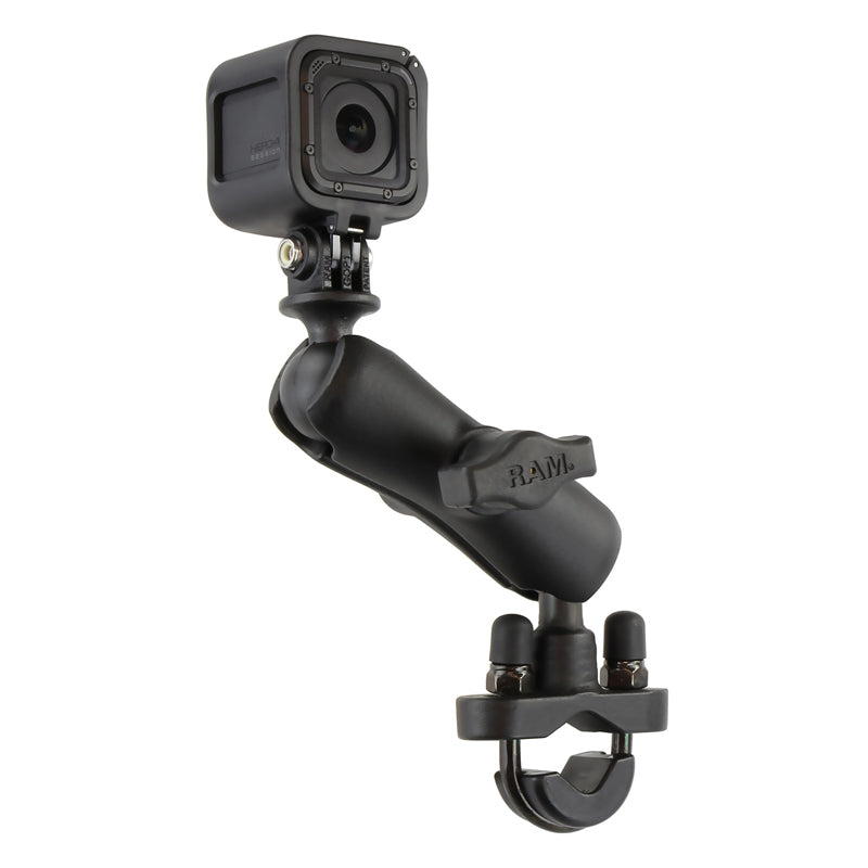 RAM 13mm-32mm U-Bolt Handlebar GoPro Action Camera Mount Kit